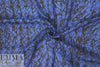 Mi11y blue/black scribble silk blouseweight 2 yd