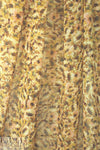 Italian autumn flowers silk chiffon