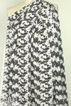 NY designer feathery rorschach silk chiffon 2.25 yd