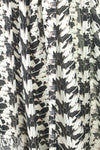 NY designer feathery rorschach silk chiffon 2.25 yd