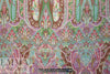 Italian decorative medallion paisley silk chiffon