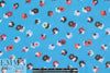Rebecca Tayl0r 'painted flowers on sky' silk chiffon 1.875 yds