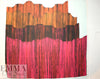 NY designer spice/magenta/indigo panel silk chiffon