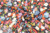 NY designer silk clipped jacquard floral voile