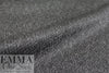 Italian all SILK! brushed graphic suiting - gray/black 1.375 yds