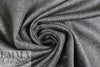 Italian all SILK! brushed graphic suiting - gray/black 1 yard