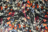 Italian textured silk/cotton voile - chiaroscuro floral