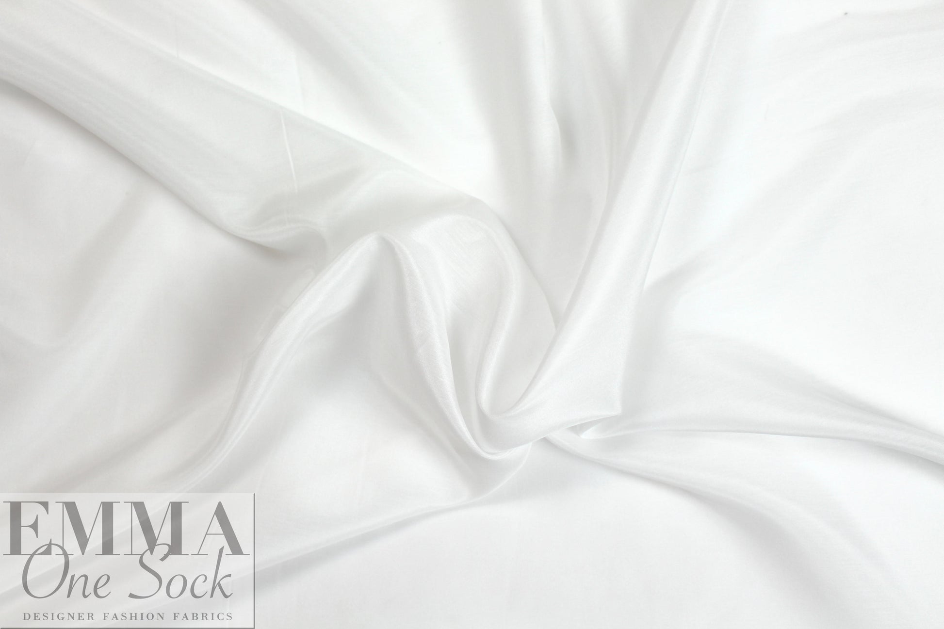 lightweight silk/cotton voile - white 1 yard