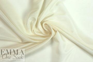 lightweight silk/cotton voile - vanilla