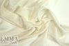 lightweight silk/cotton voile - vanilla 1.75 yds
