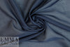 lightweight silk/cotton voile - marine blue .5 yds