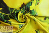 CA designer lemon garden fantasy silk/cotton panel woven