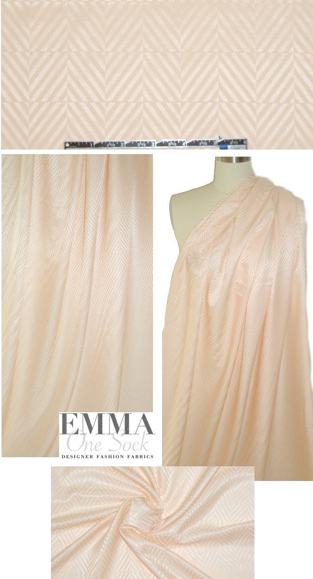 CA designer silk/cotton jacquard - pink blush
