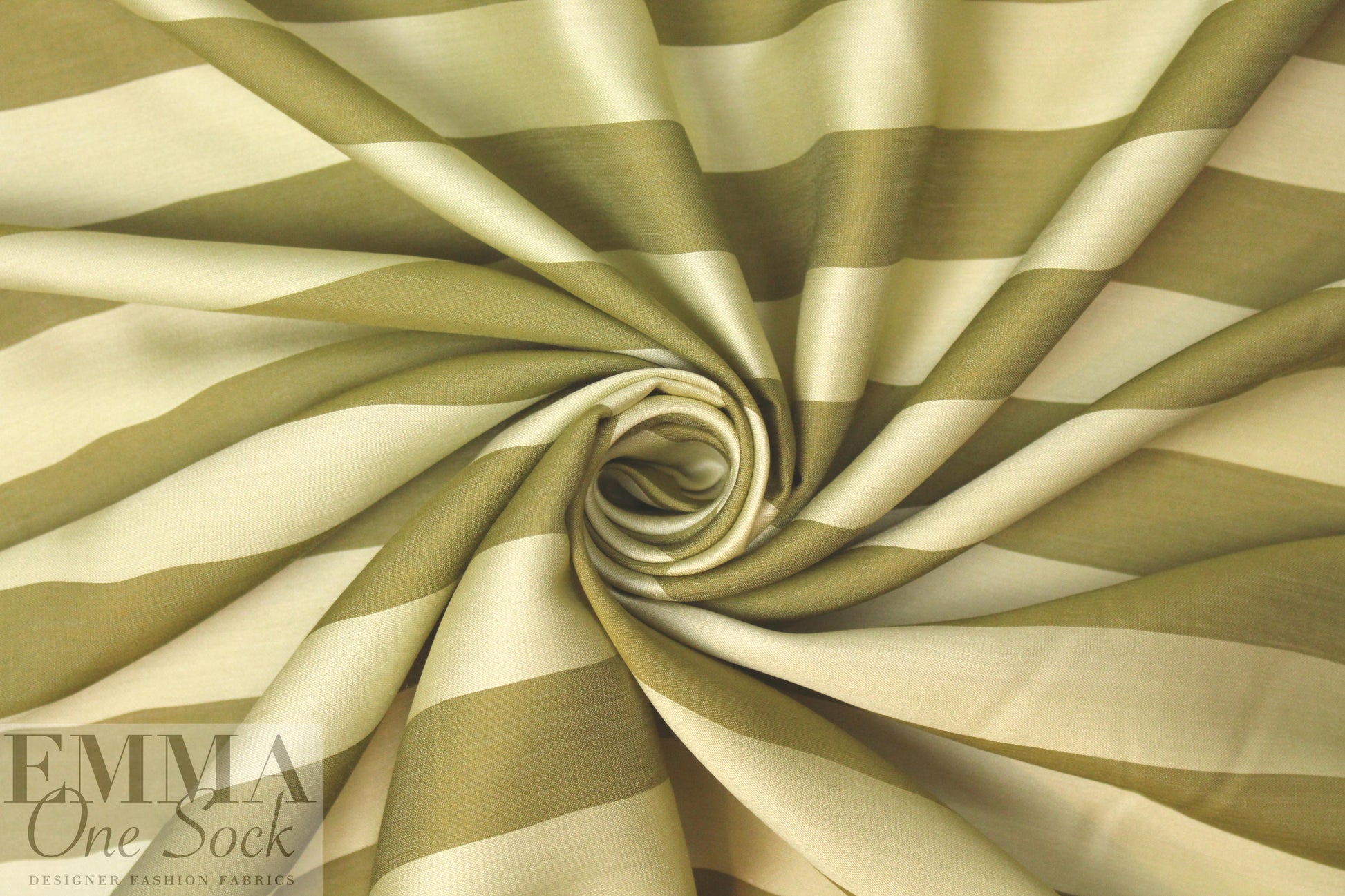 Monique Lhui11er silk/cotton champagne stripe voile 1.5 yd
