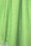 Italian silk/cotton jacquard - lime floral 1.25 yds