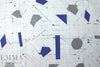 designer edgy geometry special cotton/silk voile woven