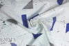 designer edgy geometry special cotton/silk voile woven