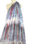 Italian tie dye abstract cotton/silk voile