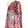 French 'floral paisley montage' cotton/silk voile 1.625 yds