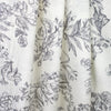 Italian 'wispy floral' vintage look silk/cotton woven 1.625 yds