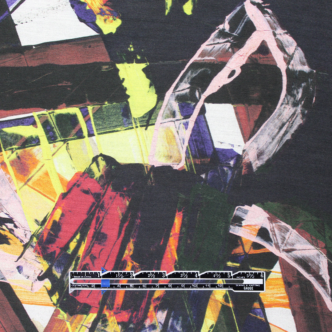 Italian 'floral theory' cotton/silk woven