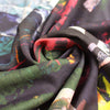 Italian 'floral theory' cotton/silk woven 2 yds