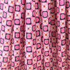 Italian 'pink Malibu' floral semi-sheer silk crepe woven 1.25 yds