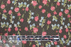 NY designer 'teeny tea roses' floral silk stretch woven 1.875 yd
