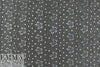 famous designer silk/cotton eyelet voile - black 2 yds