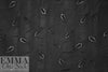 NY designer silk/cotton emb. eyelet voile - black 1 yard