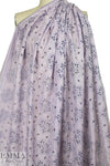 NY designer silk/cotton eyelet voile - lavender