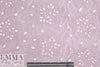 NY designer silk/cotton eyelet voile - lilac pink