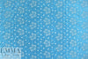 NY designer silk/cotton eyelet voile - sky 1.125 yds