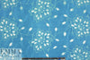 NY designer silk/cotton eyelet voile - sky/mint