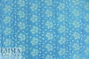 NY designer silk/cotton eyelet voile - sky/mint