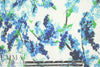Monique Lhui11er printed silk gazar - 'blue blossoms'
