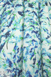 Monique Lhui11er printed silk gazar - 'blue blossoms' 1.375 yd