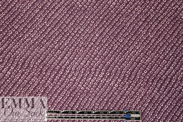 NY designer violet/ivory little graphic georgette