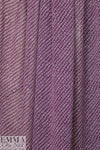 NY designer violet/ivory little graphic georgette 1.375 yd