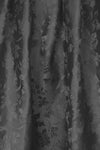 famous designer silk jacquard - black on black