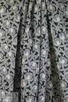 NY designer viscose/silk jacquard - flowery dream