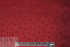 NY designer silk jacquard - garnet on garnet hearts
