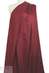 NY designer silk jacquard - garnet on garnet hearts