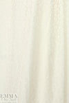 NY designer silk jacquard - ivory on ivory cheetah