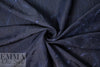 NY designer silk jacquard - navy on navy paisley