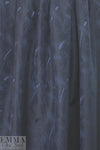 NY designer silk jacquard - navy on navy paisley