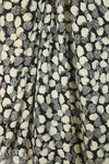 Abraham vintage couture silk blouseweight - black/ecru