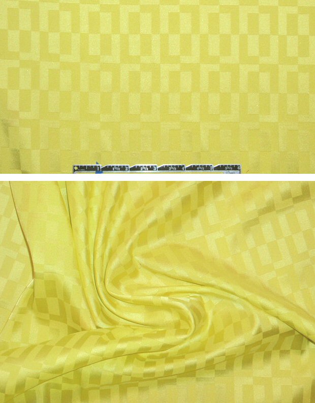 Mil1y lemon geometric stretch silk jacquard