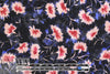 NY designer flower shower printed silk jacquard
