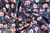 NY designer flower shower printed silk jacquard